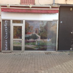 Vitrine micro perforé - Fabrication + Pose